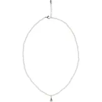 NAEMI Colar prata / branco pérola