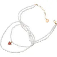 NAEMI Colar ouro / branco