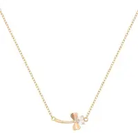 Faina Colar ouro / transparente