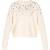 Faina Pullover branco lã
