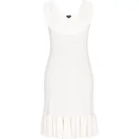 Faina Vestido de malha offwhite