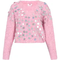 Mymo Pullover cor-de-rosa / prata