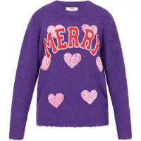 Mymo Pullover roxo / cor-de-rosa / vermelho