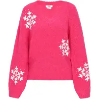 Mymo Pullover rosa / branco