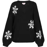 Mymo Pullover 'Young Fashion' preto / branco