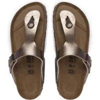Birkenstock Sandálias Estreitas Gizeh Taupe Irise