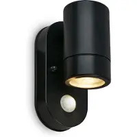 Briloner Candeeiro de parede exterior 3789015, preto, plástico, GU10
