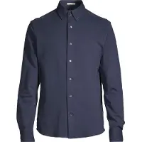 Gant para homem. 3250271 Camisa Regular Fit de malha piqué elástica marinho (XXL), Casual, Algodão, Manga comprida