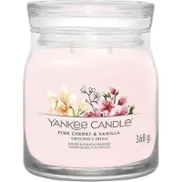 Yankee candle Signature Ciliegia Rosa e Vaniglia 368 g — Candela Profumata