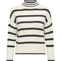 ONLY Pullover 'ONLIbi' bege / preto