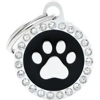 My Family Tag Pet Glam Circular Com Pata