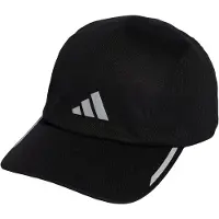 Adidas Boné desportivo 'RUNNING MESH 4 PANEL CAP' cinzento-prateado / preto