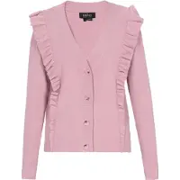 Usha Casaco de malha cor-de-rosa