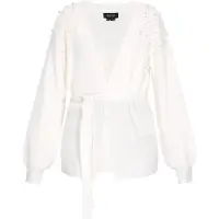 Usha Casaco de malha offwhite