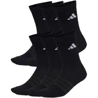 Adidas Meias de Cano Médio Almofadadas Conjunto de 6 Pares