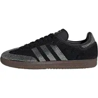 Adidas Sapatilhas baixas 'Samba' preto / prata