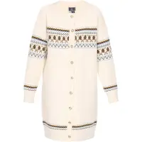 Dreimaster Maritim Casaco de malha azul claro / preto / offwhite / branco natural