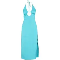 Faina Vestido de festa turquesa