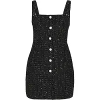Faina Vestido preto / prata