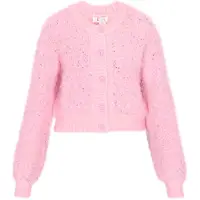 IZIA Casaco de malha cor-de-rosa