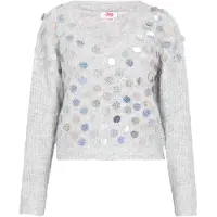 Mymo Pullover cinzento claro / mistura de cores
