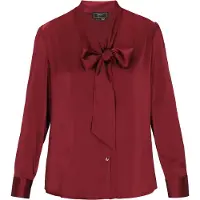 Faina Blusa bordeaux