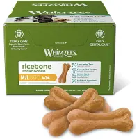 Whimzees Lanche Ricebone 50 Unidades