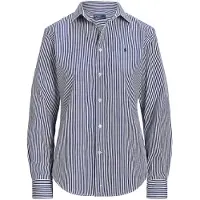 Ralph Lauren Blusa azul escuro / branco