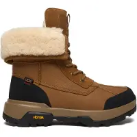 Ugg para homem. 1170770 Botas de Couro Adirondack XXV castanho (43), Marrom, Plano, Cordão, Casual, Ao ar livre