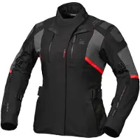 Modeka Striker III Lady Casaco de tecido Preto/Antracite 40