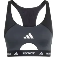 Adidas Sutiã de Desporto com Sustentação Intermédia em Blocos de Cor TECHFIT