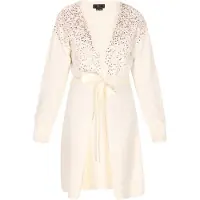 Faina Casaco de malha bronze / offwhite