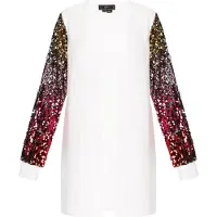 Faina Casaco de malha mistura de cores / offwhite