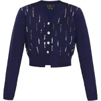 Faina Casaco de malha navy