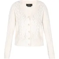Faina Casaco de malha offwhite