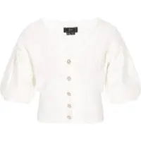 Faina Casaco de malha offwhite