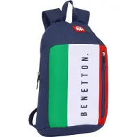 Safta Mochila Benetton Flag Mini 8.50l 27x33x10 Cm