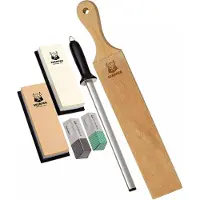 Skerper Basic conjunto de afiação com Stropping Paddle e Compounds