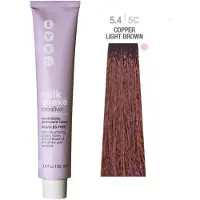 Milk shake Creative Hair Dye 100ml, paleta de cores 5.4 | 5C || Castanho cobre claro