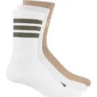 Adidas Meias Crew Logo 3 Unidades
