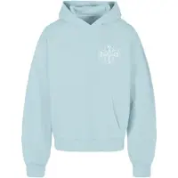 MJ Gonzales Sweatshirt azul claro / branco