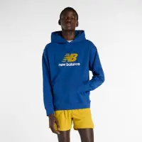 New Balance Sweatshirt 'Athletics' azul / amarelo escuro / branco