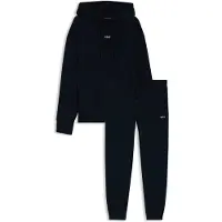BOSS para homem. 50541065 Fato de treino Wesmall azul-marinho (L), Casual, Esportivo, Algodão, Multisport, Manga comprida