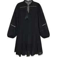 Dreimaster Vestido de verão preto