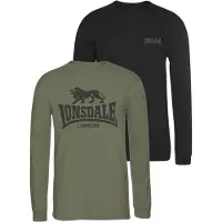 Lonsdale Camiseta De Manga Comprida Ayrshire 2 Unidades