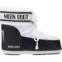 Moon Boot para mulher. 80D1409340 Botas Icon Low Nylon brancas (42/44), Branco, Plano, Nenhum, Casual, Neve