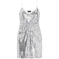 Mymo Vestido de cocktail prata