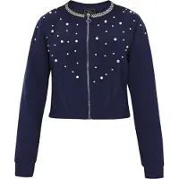 Faina Sweatshirt navy / branco pérola