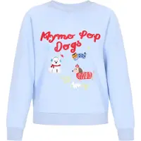 MyMo Pop Sweatshirt 'Pop' azul claro / amarelo / vermelho / branco