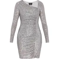Faina Vestido de cocktail prata